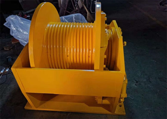 140KN Multipurpose Heavy Duty Hydraulic Winch Steel Customized  Colors