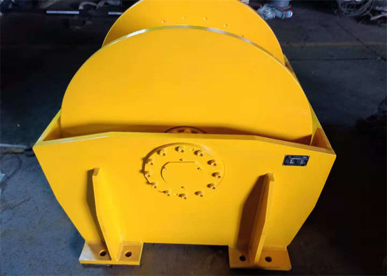 140KN Multipurpose Heavy Duty Hydraulic Winch Steel Customized  Colors