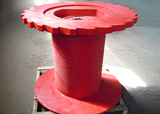 Lebus 320mm Diameter Rope Winch Drum Steel For Mining Equipment