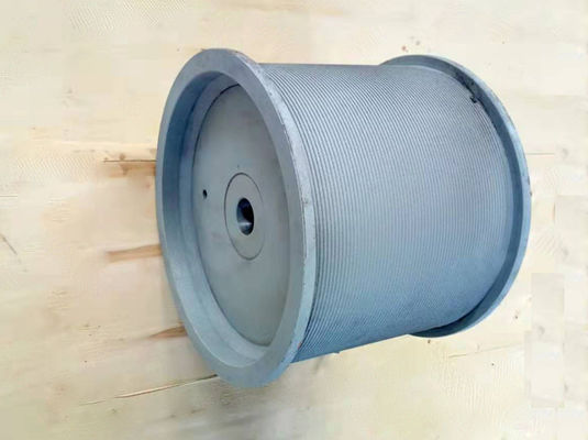 Stainless Steel 600mm Width Mooring Winch Drum With 6mm Wire For Mining
