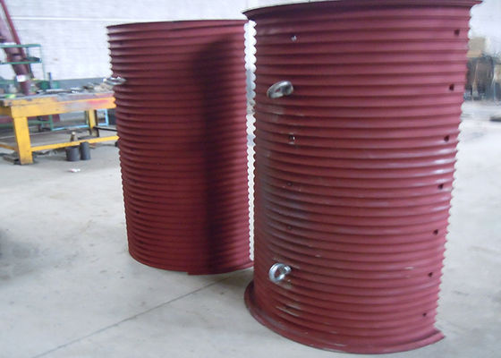 CCS Certified Grooved Lebus Drum Sleeve , Winch Drum Parts Durable