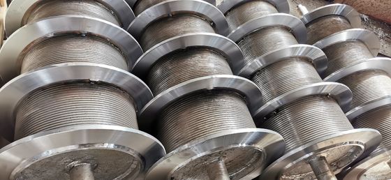 로프 길이 10-10000 M의 맞춤형 레버스 갈라진 기하학 드럼